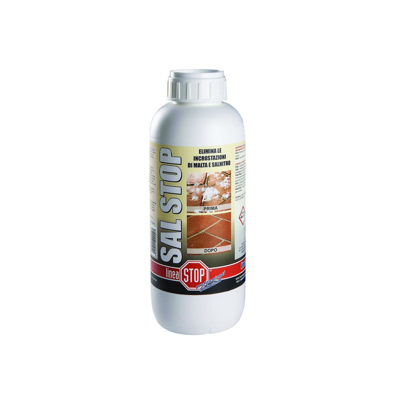Sal stop elimina inostazioni di malta e salnitro - lt.1 in flacone - 12 pz