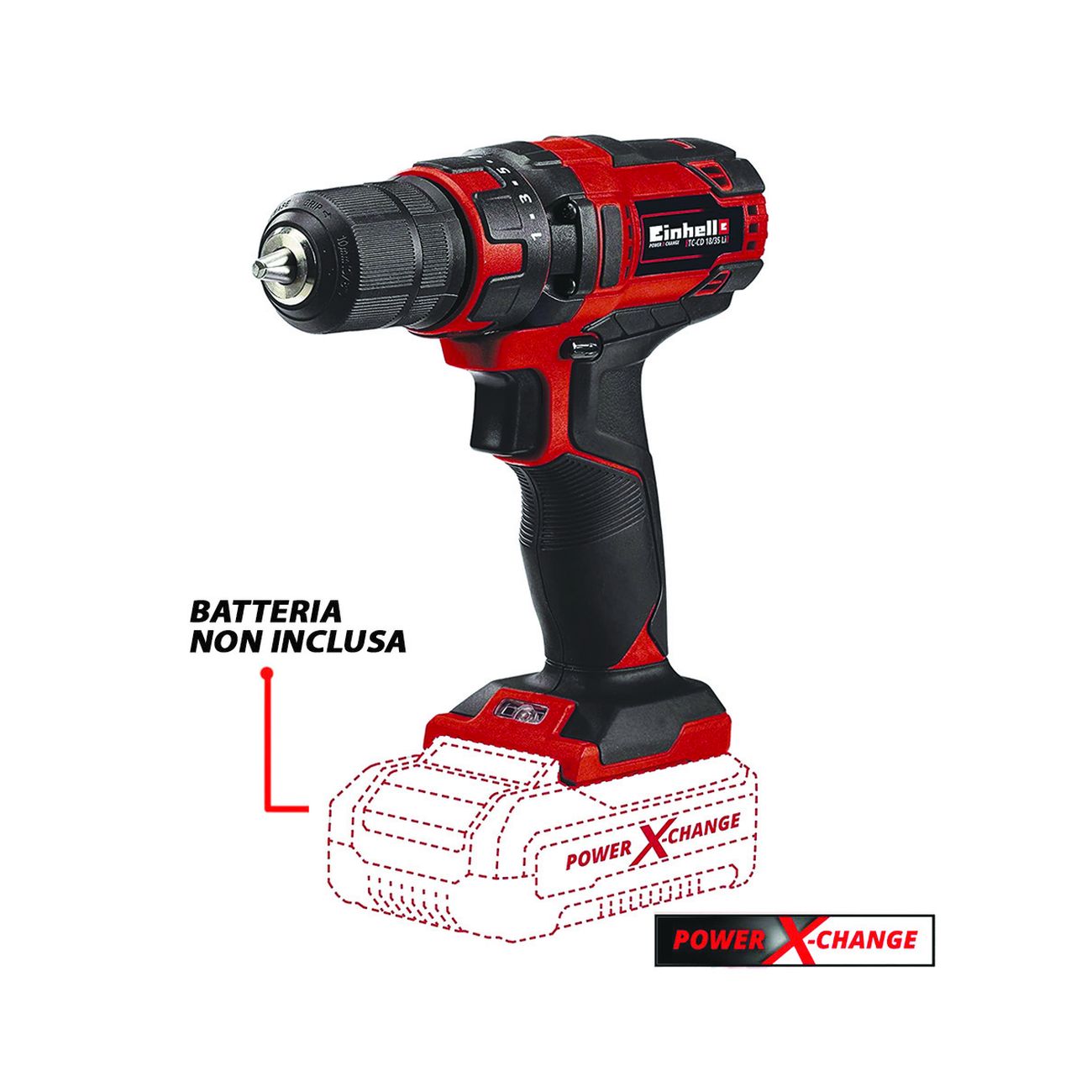 Trapano Avvitatore A Batteria 18V (Tc-Cd 18/35 Li)