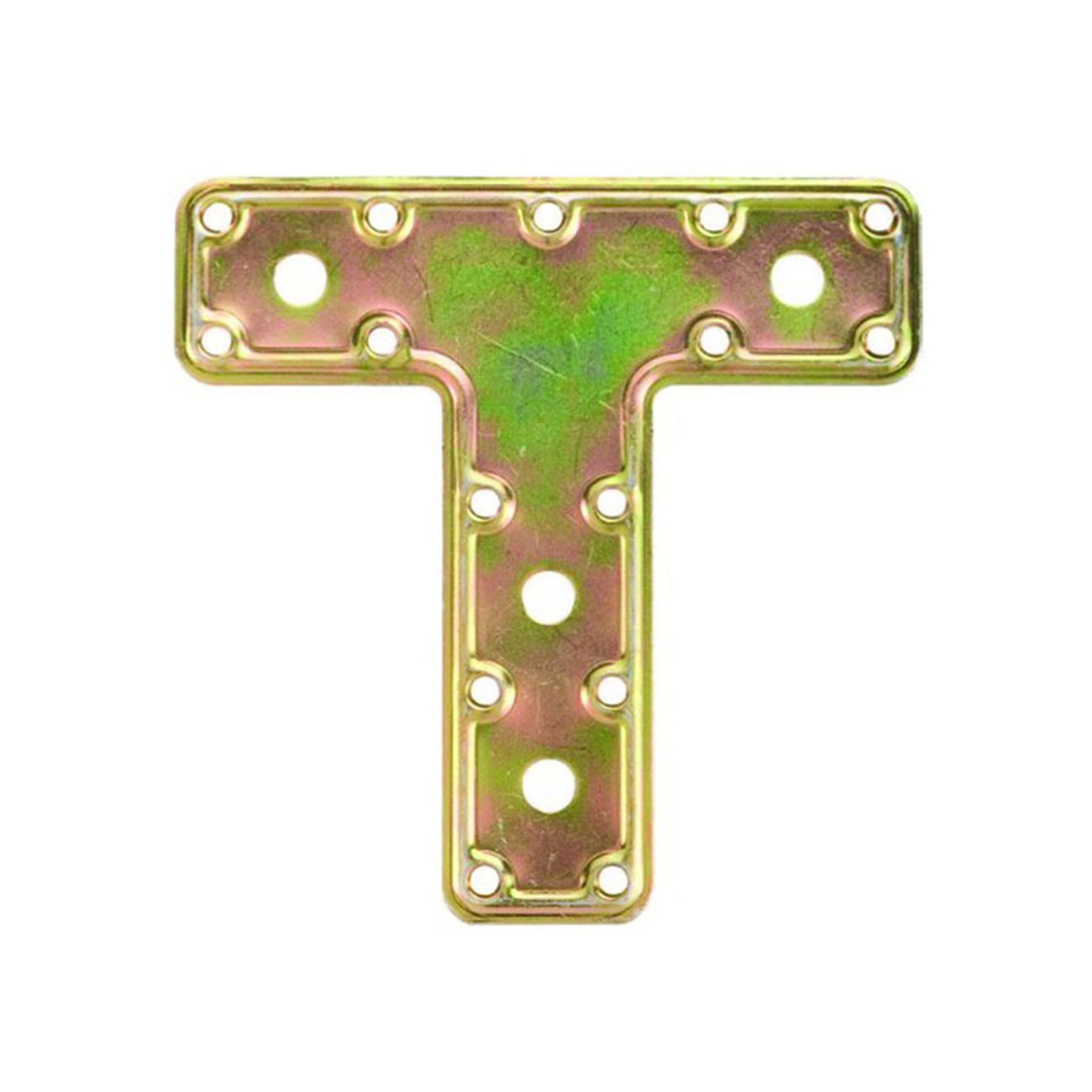 Piastra Di Giunzione Pesante A "T" Art.751 - mm.160x115x45 - spessore mm.2,2 - 5 pz