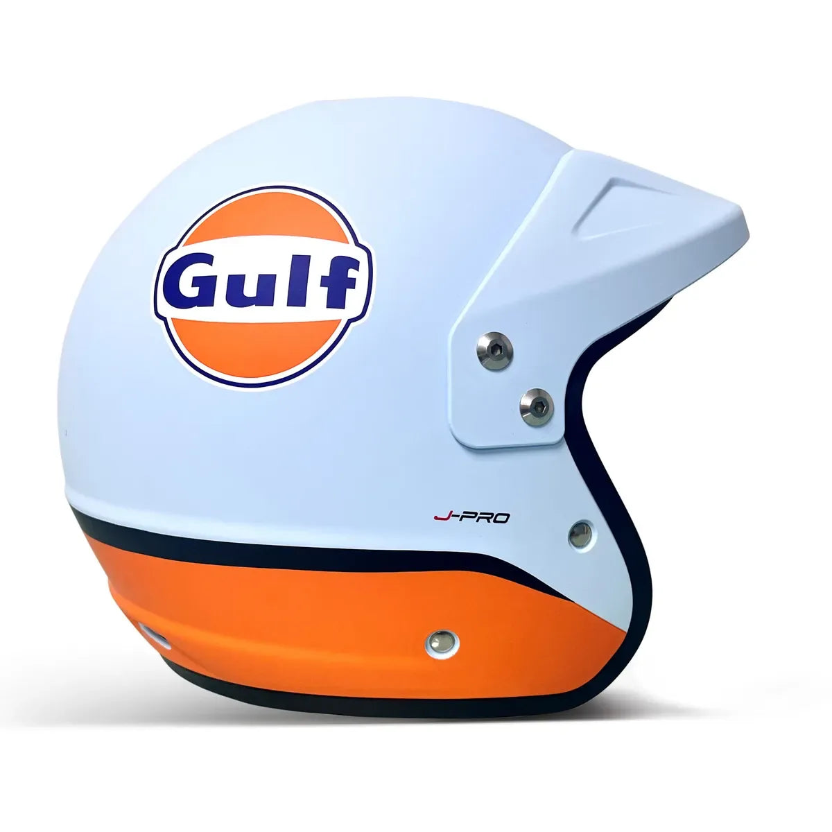 Casco aperto Sparco Gulf J-Pro celeste con calotta ECE 22-06