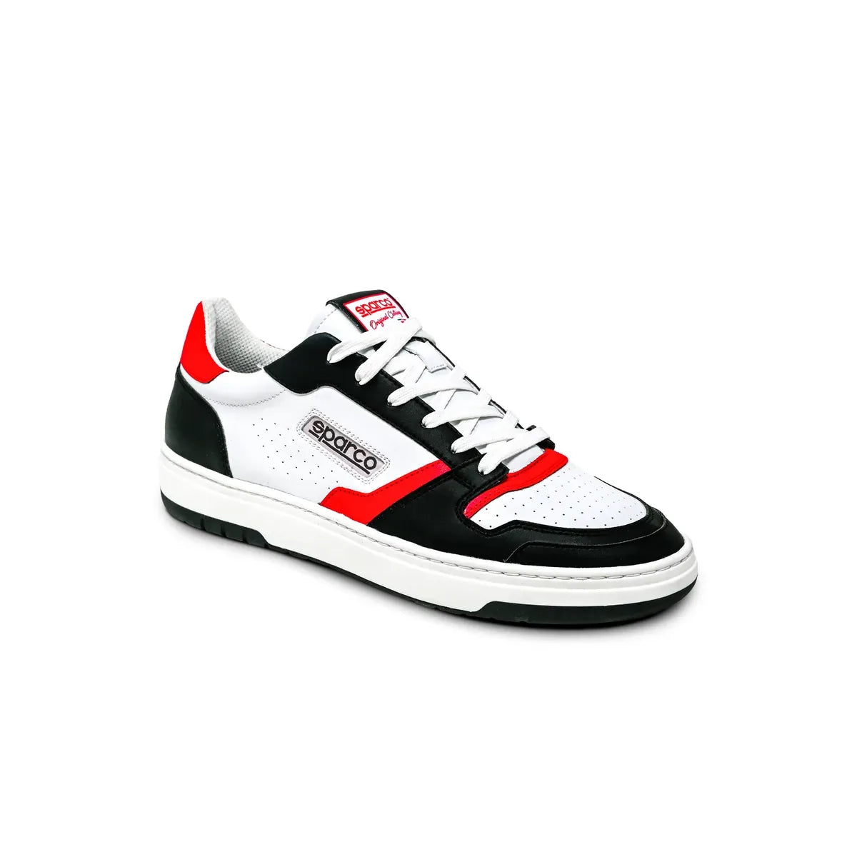 Scarpe da tempo libero Sparco S-Urban con suola in gomma Bianco / Nero / Rosso