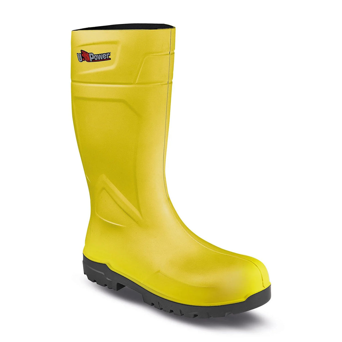 Stivali antinfortunistici in gomma U-Power HUGO S5 CI LG FO SR Yellow/Black