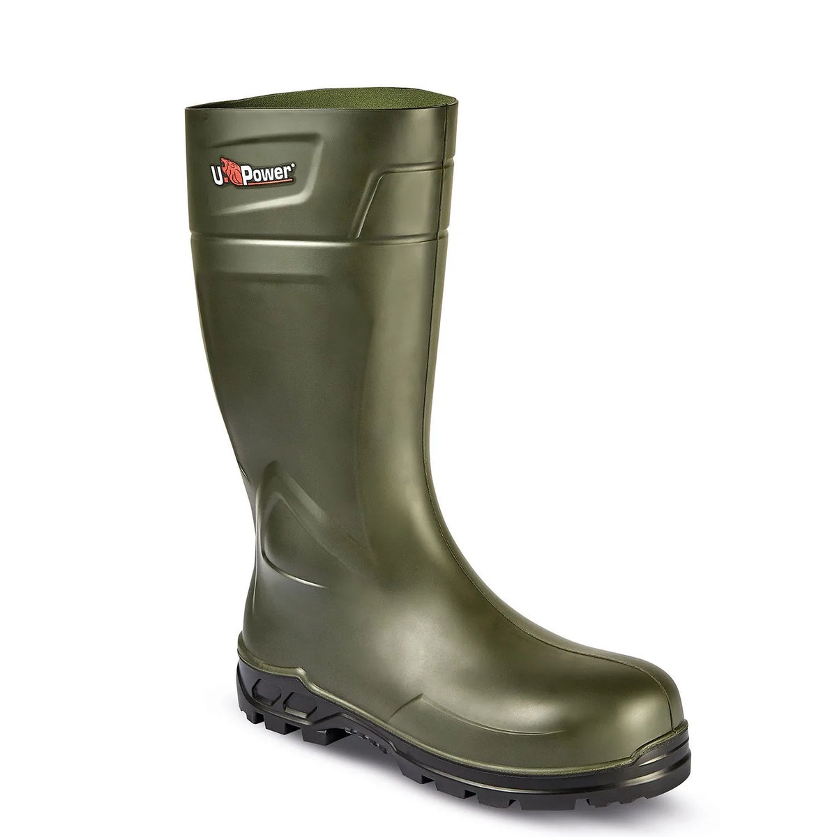 Stivali antinfortunistici in gomma U-Power TYRIAN S5 CI LG FO SR Military Green/Black