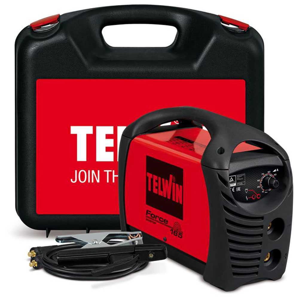 TELWIN Saldatrice inverter force 165 4,1 kw 10/150a