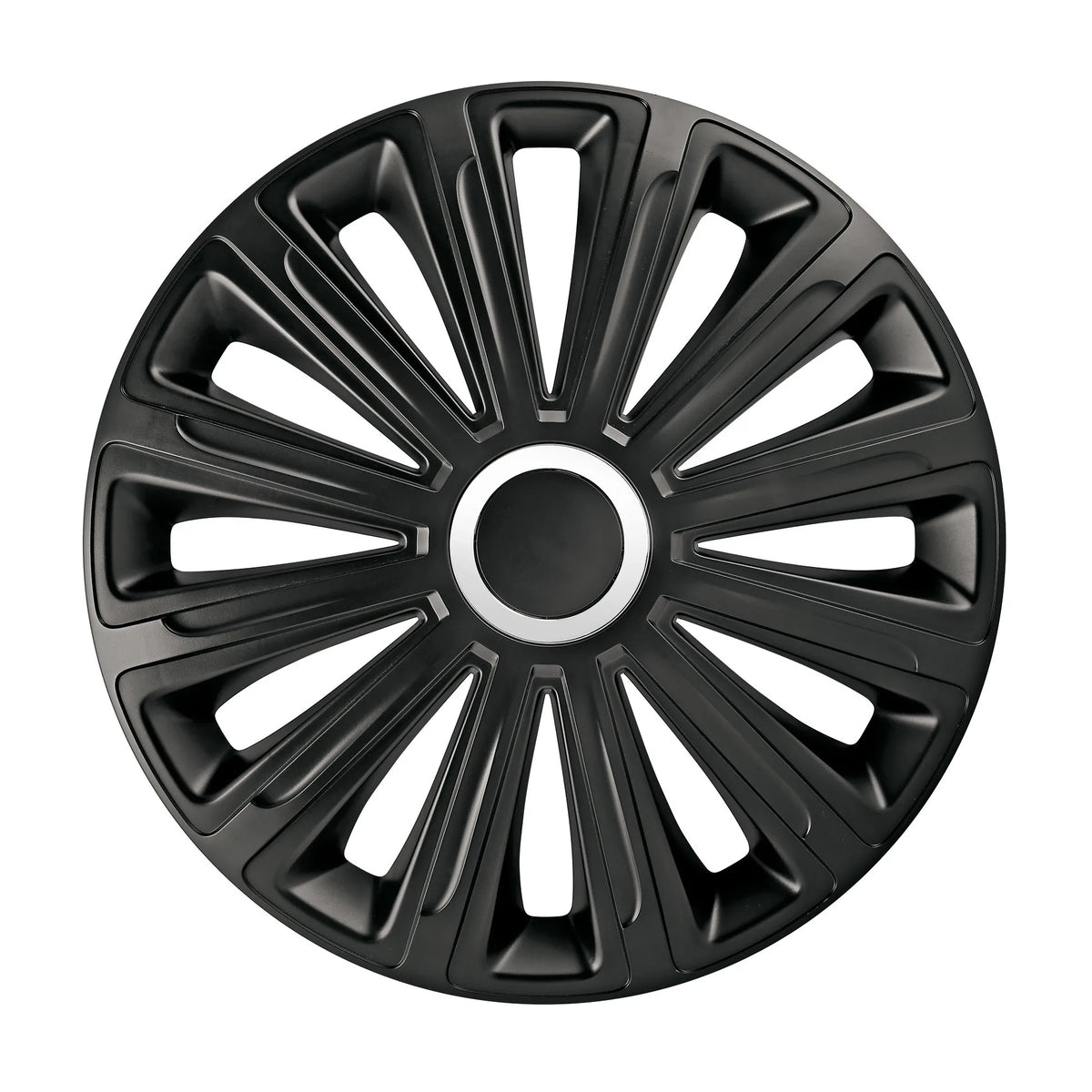 Trend Black - Set 4 copricerchi - Ø — set 4 copricerchi In ABS, verniciatura doppio strato
