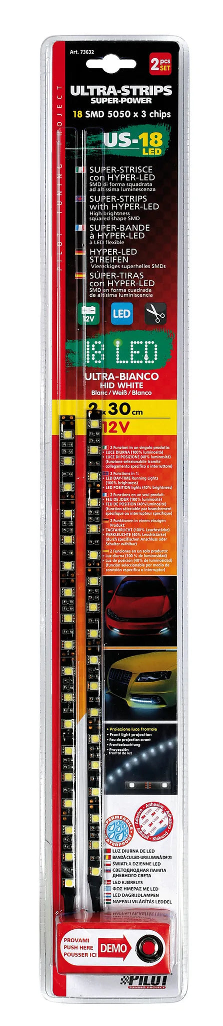 La confezione di Ultra-Strips, 12V, vista 3