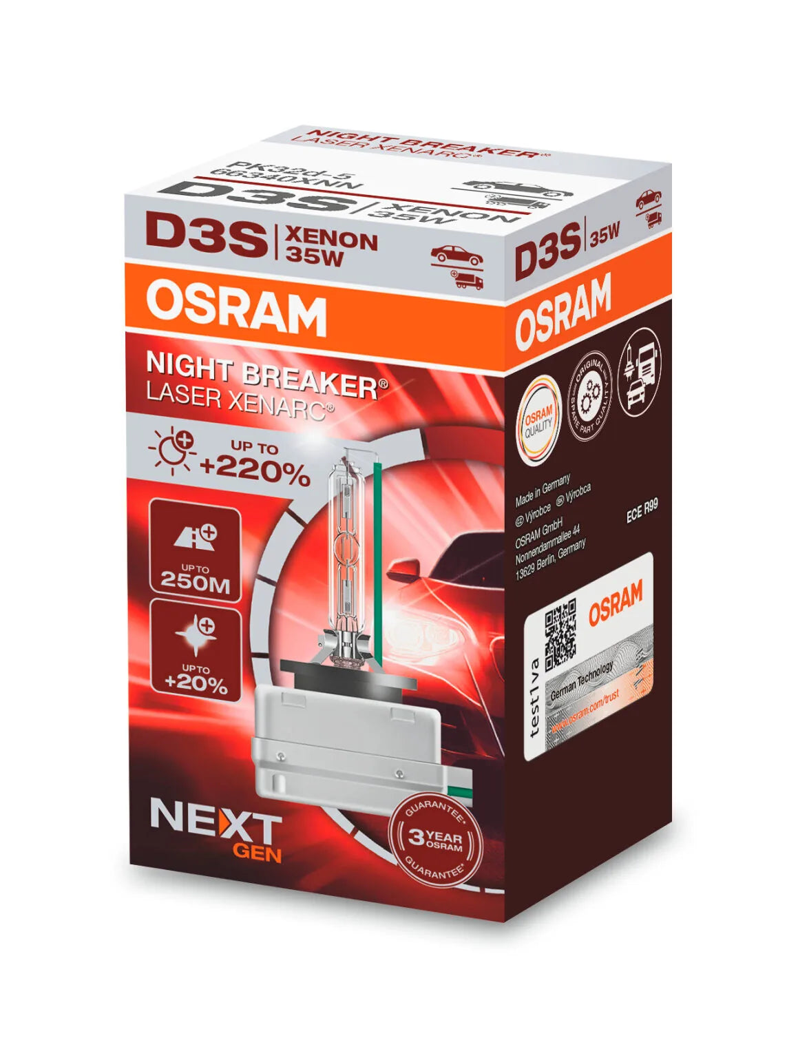 La confezione di Xenarc Night Breaker Laser (Next Gen) - D3S - 35W - PK32d-5