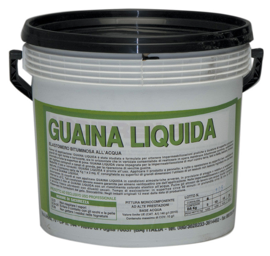 Guaina liquida bituminosa nera kg. 1