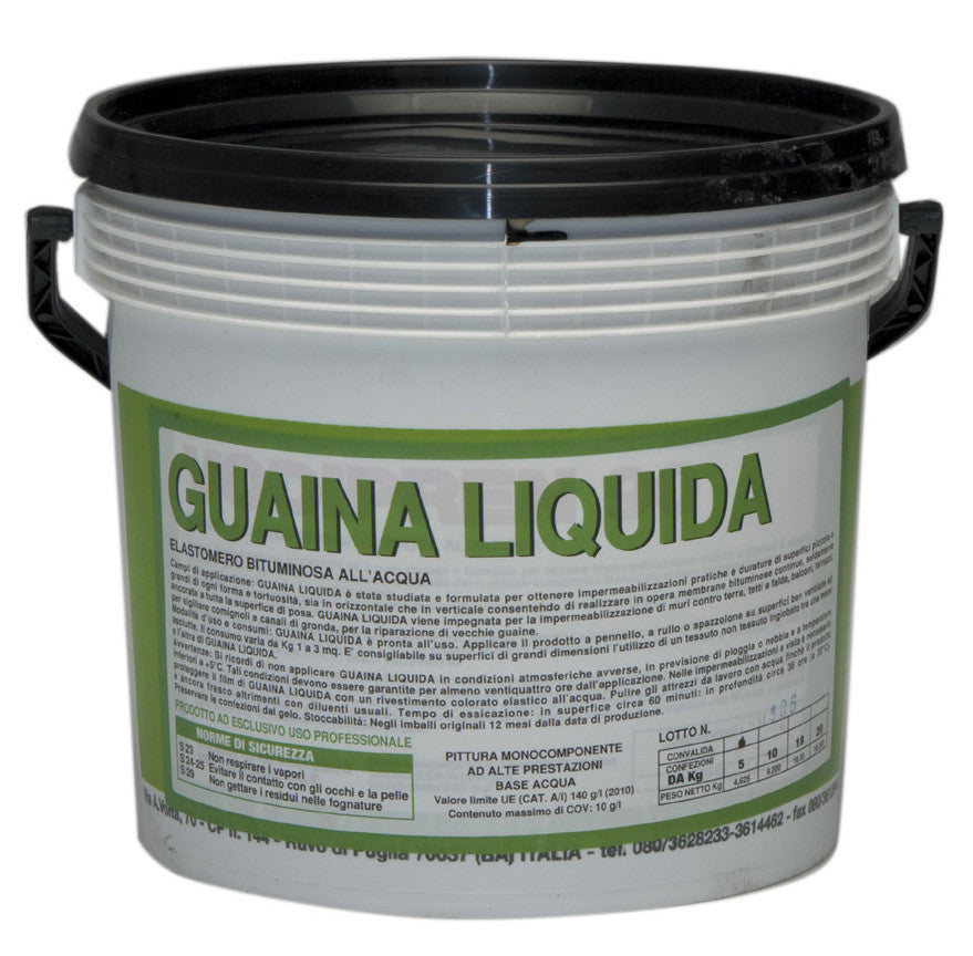 Guaina liquida bituminosa nera kg.18