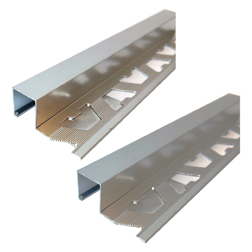 Profilo jolly per piastrelle in alluminio con bordi quadri SIDEX