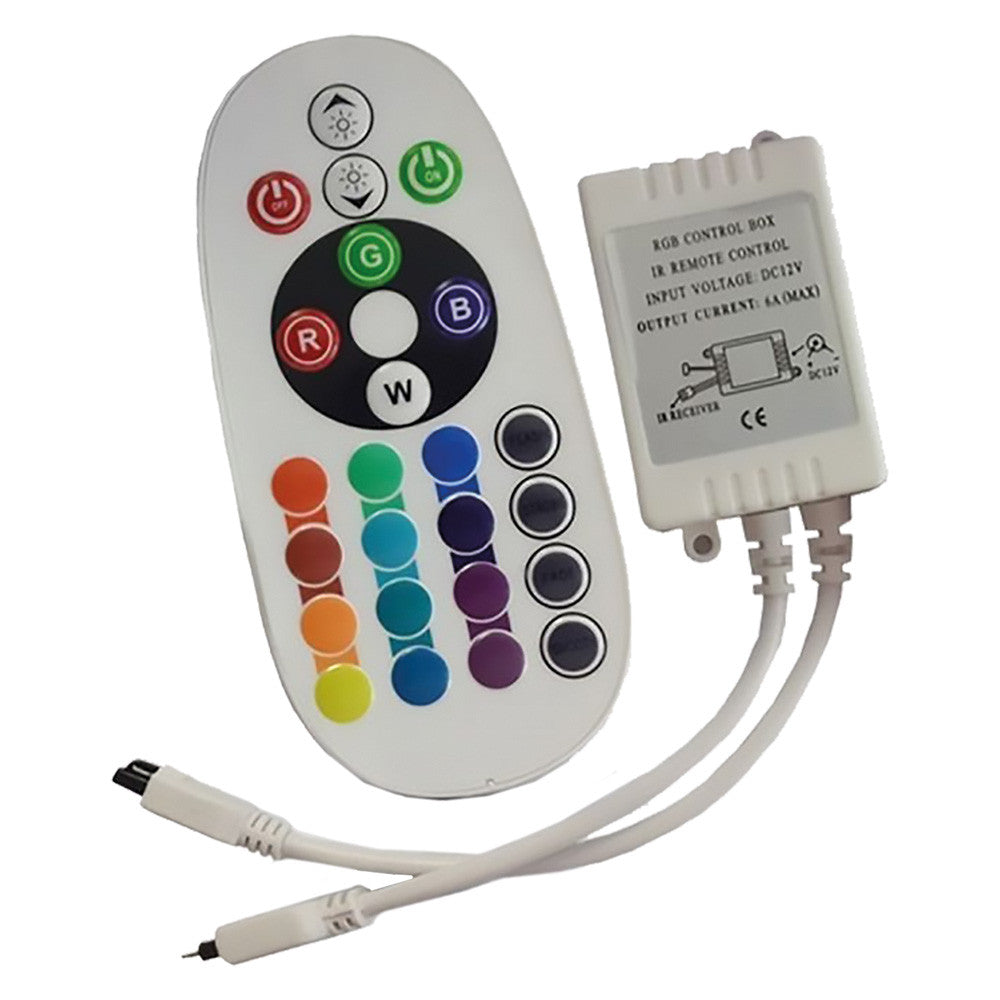 Controller dimmerabile per strip led rgb corrente max 72 w VTAC