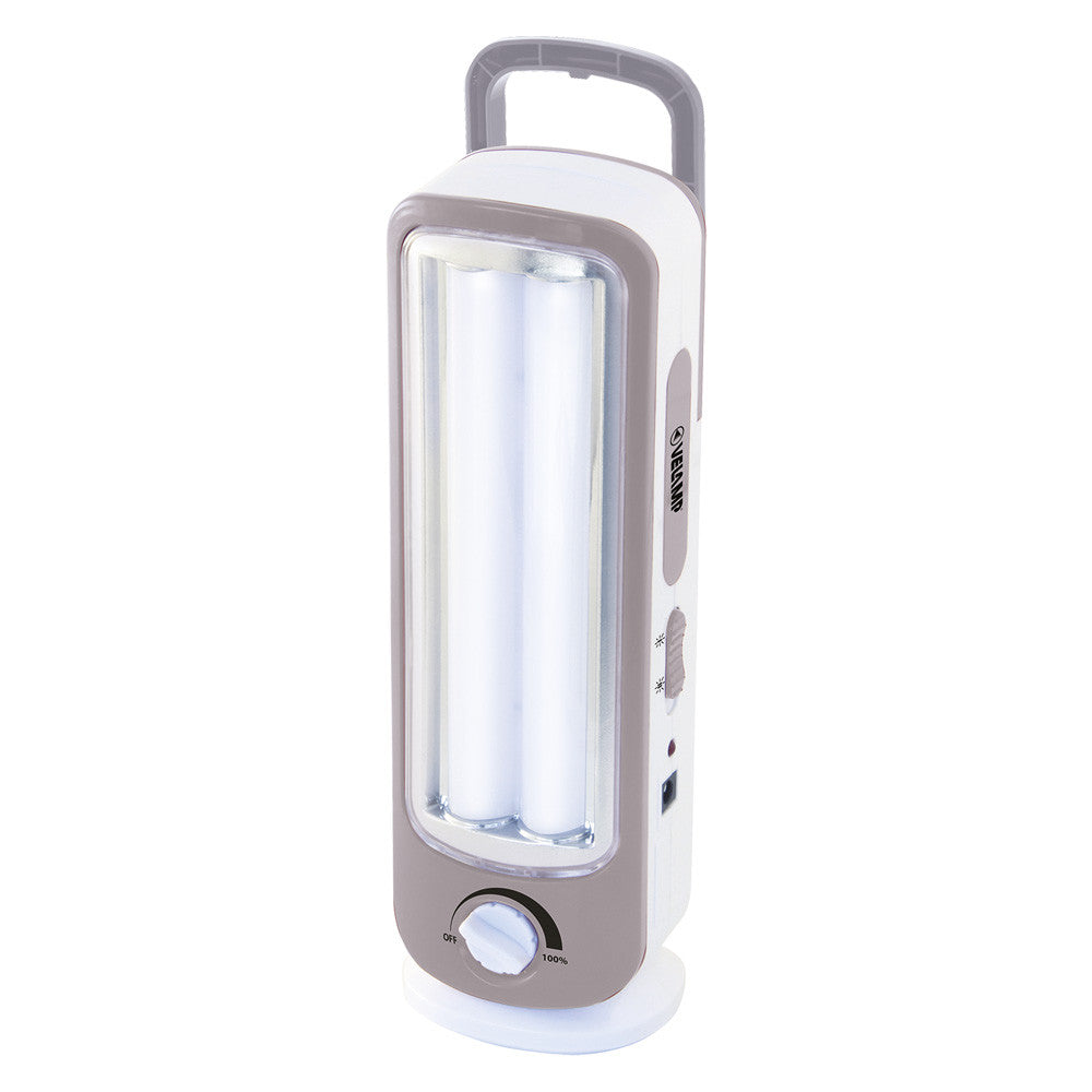 Lampada portatile ricaricabile 24 led (12 x 2 tubi) VELAMP