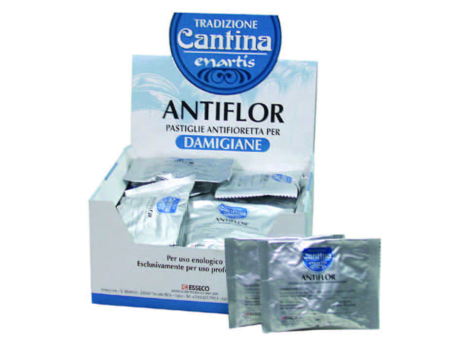Antiflor damigiane - 40 buste contenenti ognuna 12 pastiglie da gr.1 ESSECO