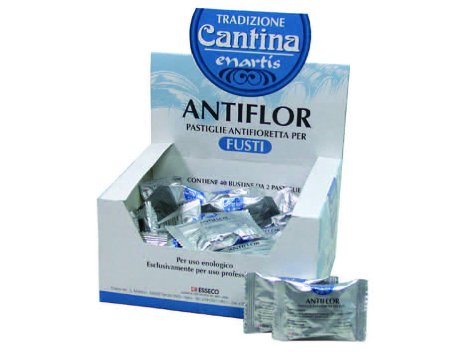 Antiflor fusti - 40 buste contenenti ognuna 2 pastiglie da gr.7 ESSECO