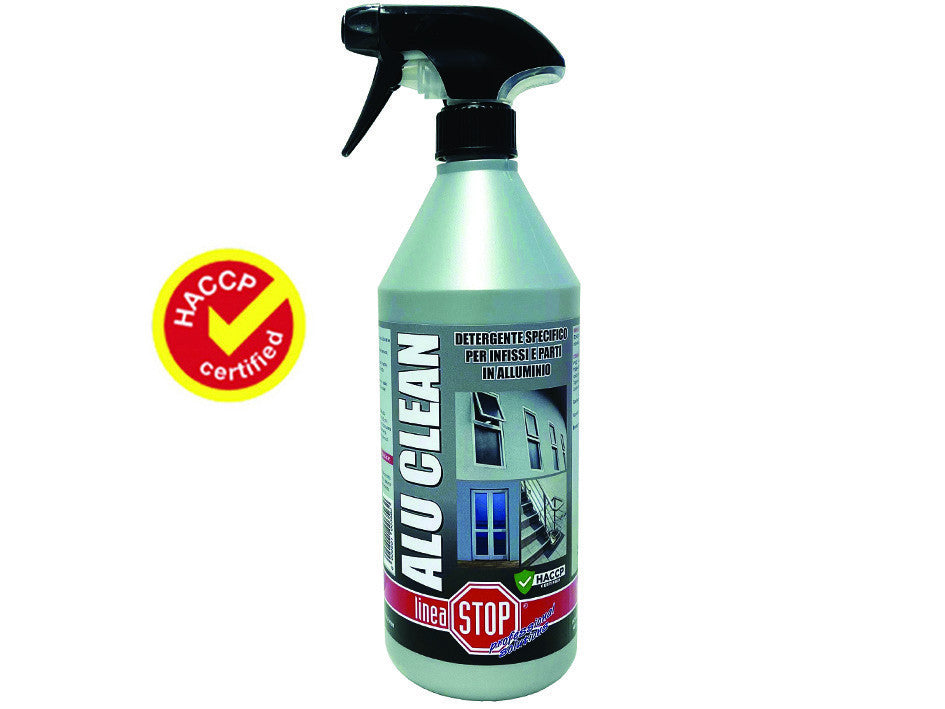 Alu clean detergente specifico per la pulizia di infissi in alluminio - ml.750 in flacone spray DIXI