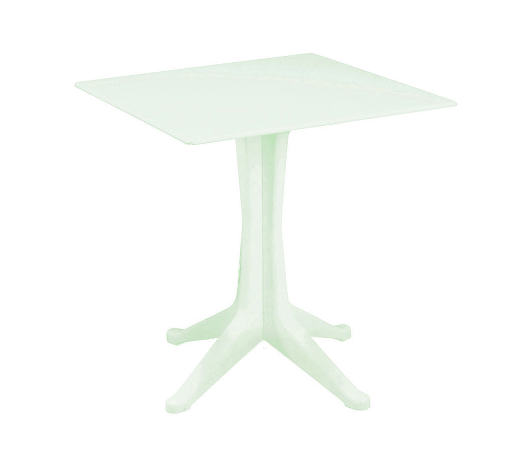 Tavolo da giardino ponente bianco cm.70x70 - cm.70x70x71,7h. - peso kg.7,7
