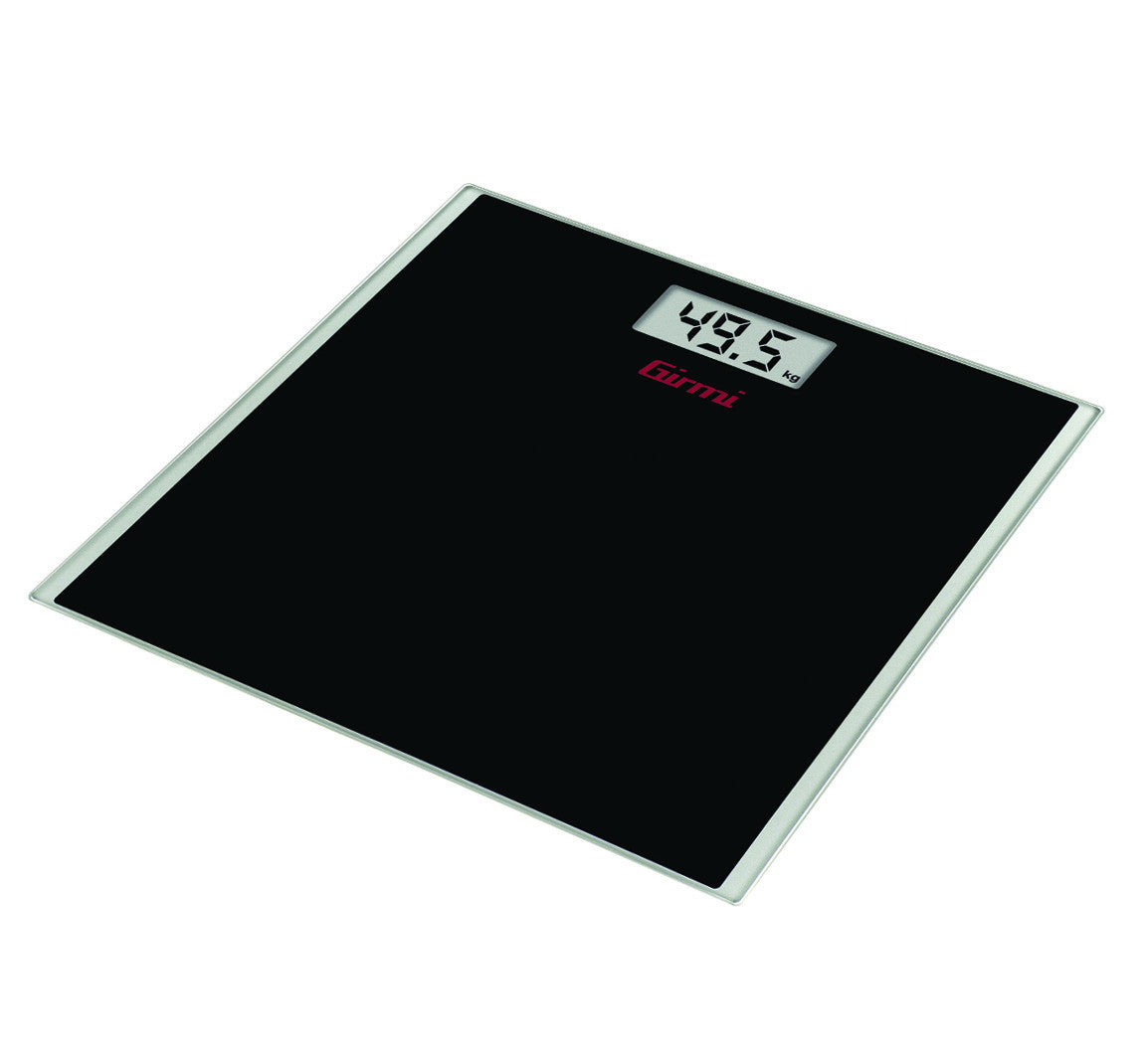 Bilancia pesapersone elettronica bp20 kg.150 vetro nero - vetro nero GIRMI