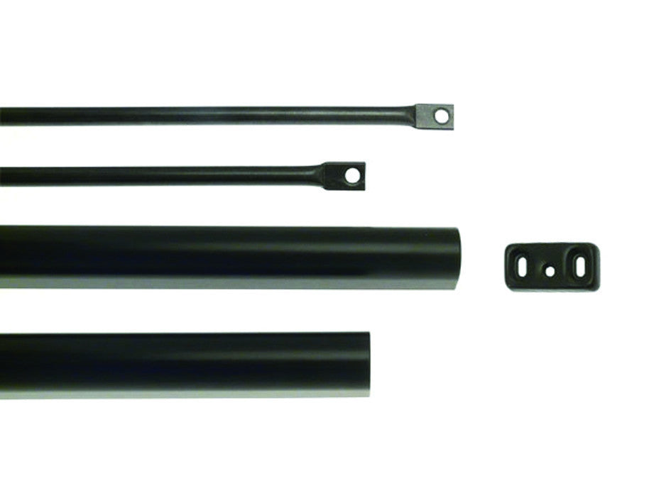 Aste e coperture verniciate nere per maniglione antipanico 94100205 - per porte altezza max mm.2400 (94100205) ISEO