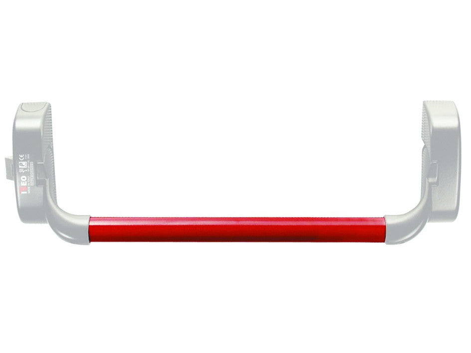 Barra di spinta ovale rossa per maniglione antipanico 945928 - mm.1130 ø mm.19 (945928) ISEO