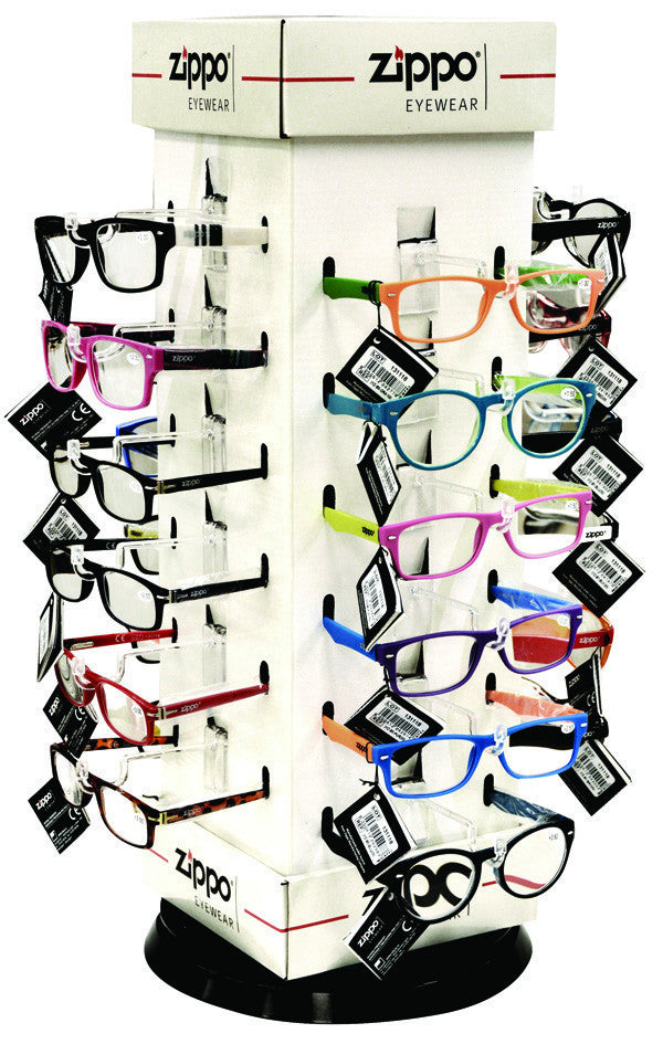 Espositore occhiali da lettura pz.24 - cm.24x24x55h. - 31z-pd-24h ZIPPO