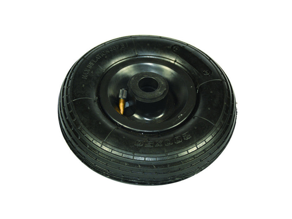 Ruote pneumatiche mm.200 con cuscinetto per carrelli cerchio plastica - ø mm.200x50 foro mm.20 ALTE