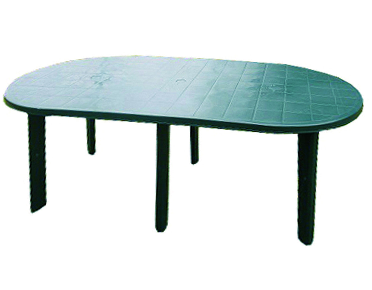 Tavolo da giardino tavolo 180 verde cm.181x90x72h. - cm.181x90x72h. - peso kg.13,4