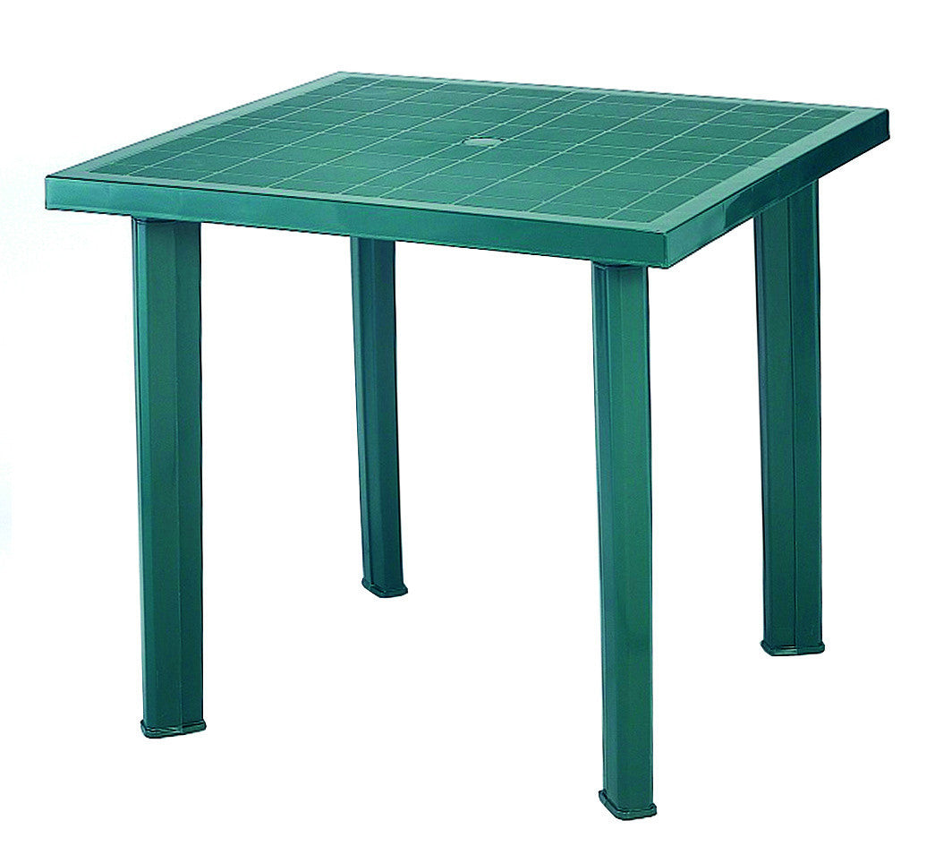 Tavolo da giardino fiocco verde cm.80x75x72h. - cm.80x75x72h. - peso kg.6,2
