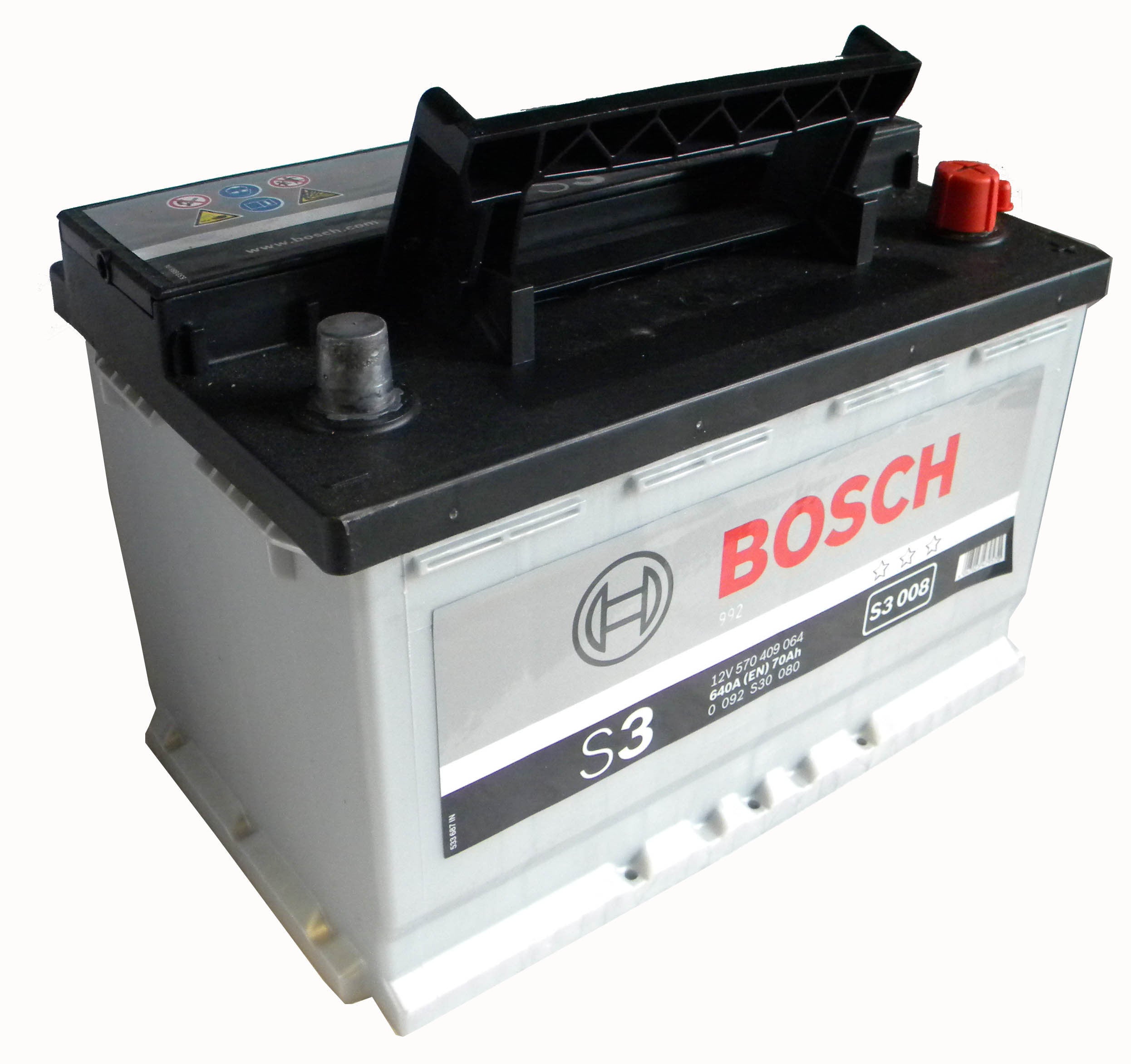 Batteria auto bosch s3008 70ah dx