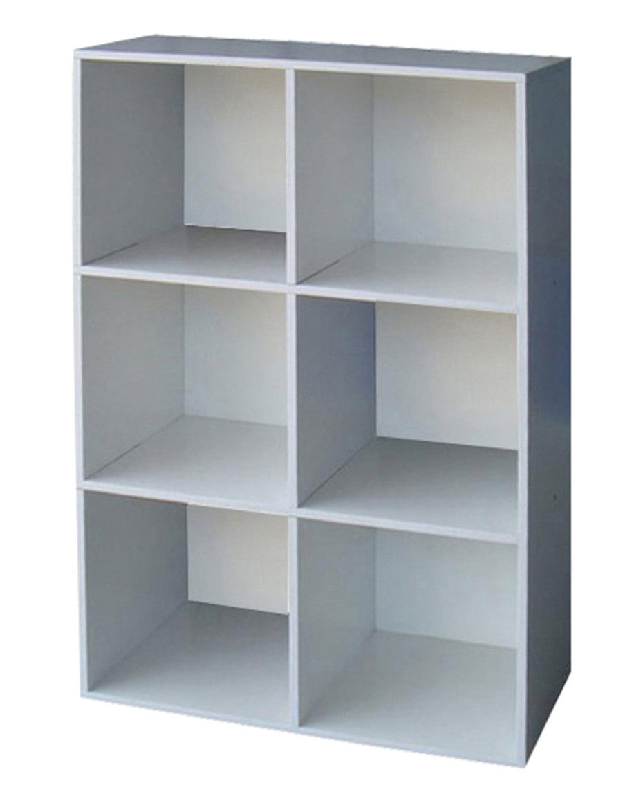Libreria mod.cubo 6 bianco cm.61x91