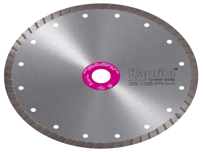 Kapriol disco diam.cont.mm.230 turbo cod54011