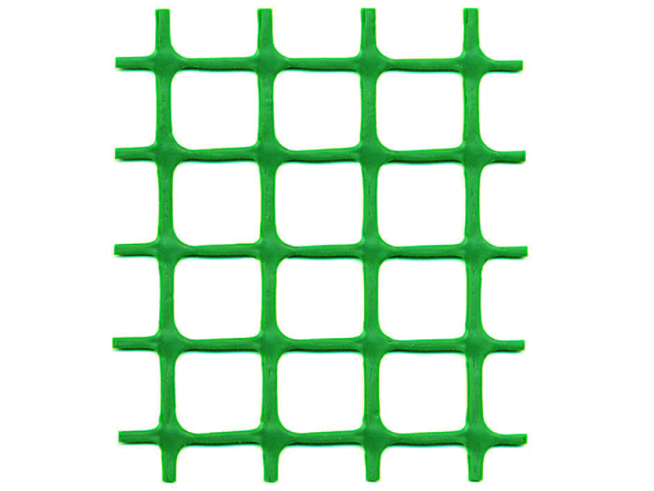 Rete in plastica quadra verde mm.20x20 - maglia mm.20x20, altezza cm.100 T-REX