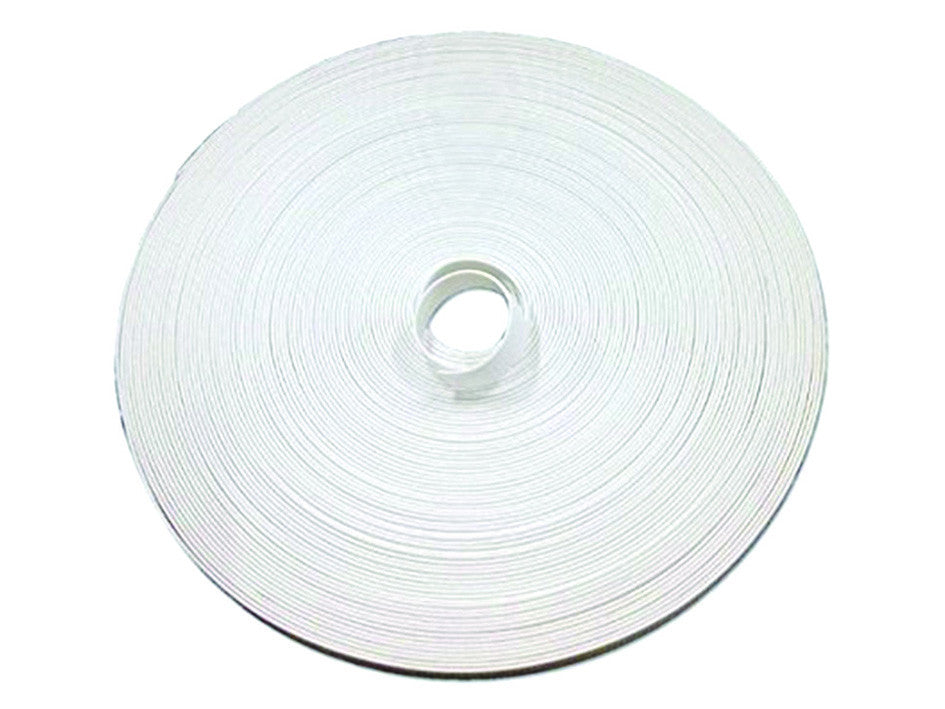 Cintino plastificato bianco ariete per avvolgibili - mt.50x mm.20h. in rotolo