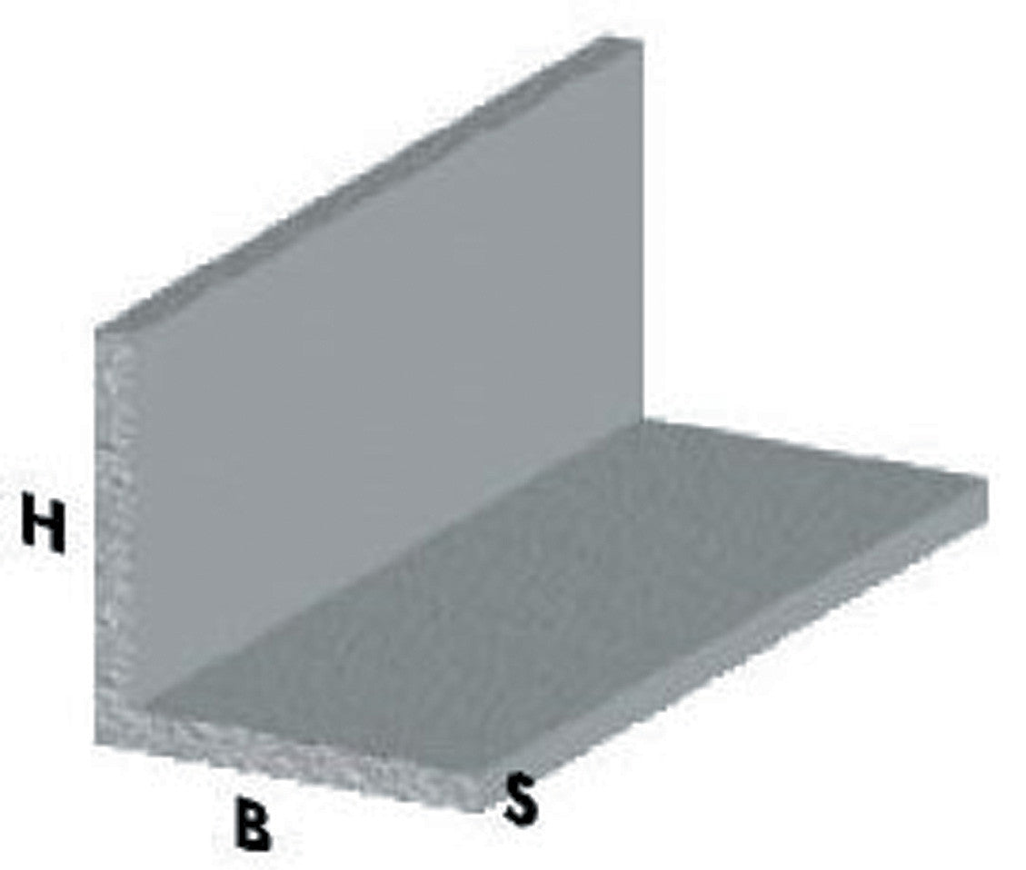 Profilo argento h.100 cm angolare 10x10x1 mm * ARCANSAS
