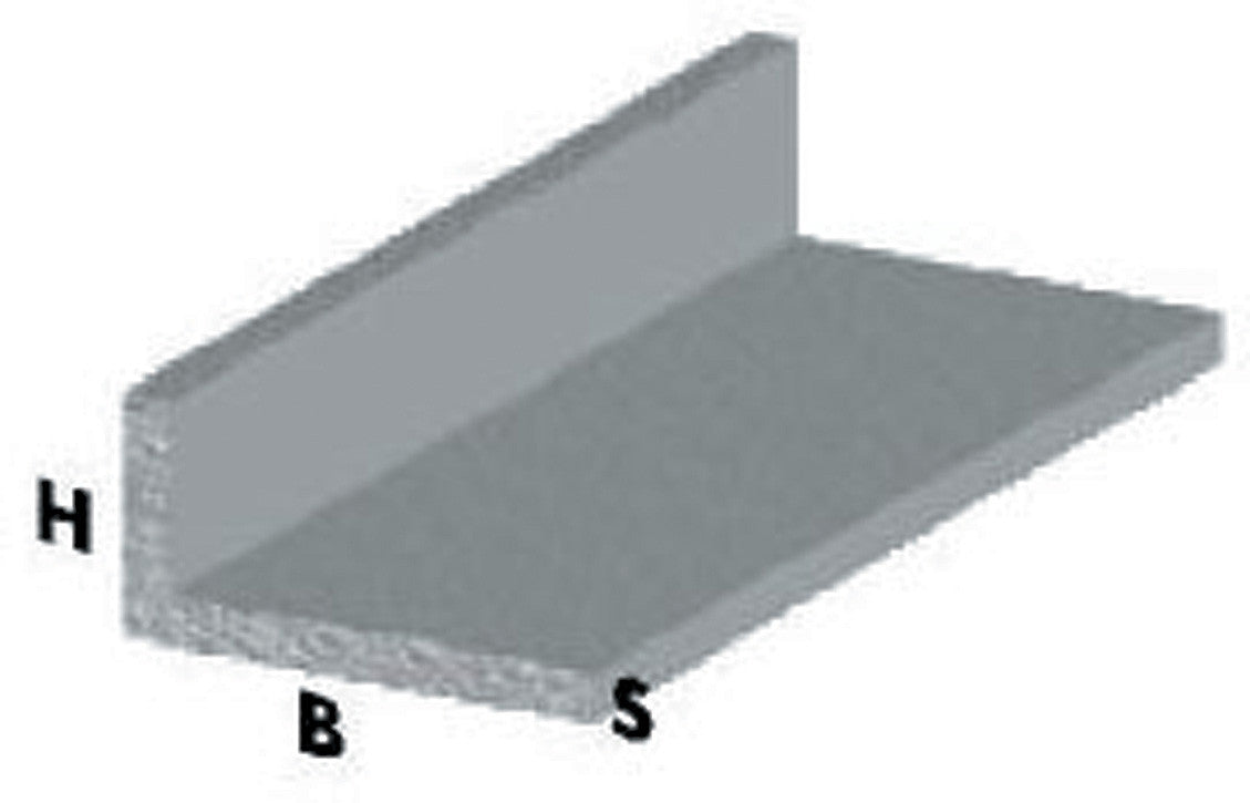 Profilo argento h.100 cm elle 15x10x1 mm ARCANSAS