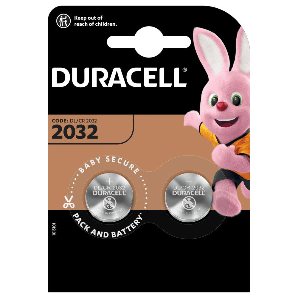 Duracell batteria a bottone cr2032 bl.2pz.