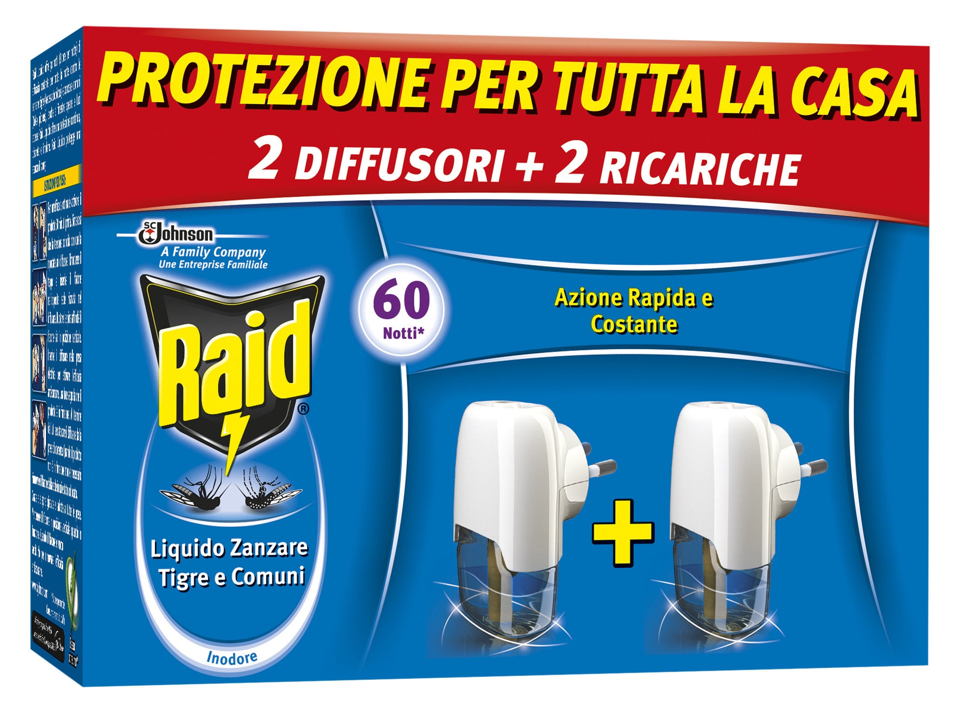 Raid elettr.+ liquido 30notti promo 2+2