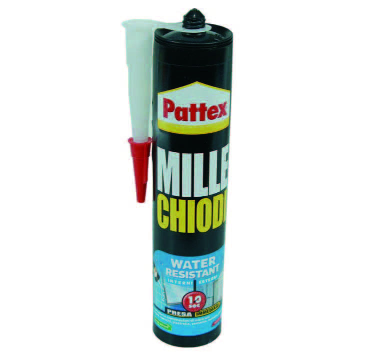 Pattex millechiodi water resistant in cartuccia per esterni e interni - gr.450 HENKEL