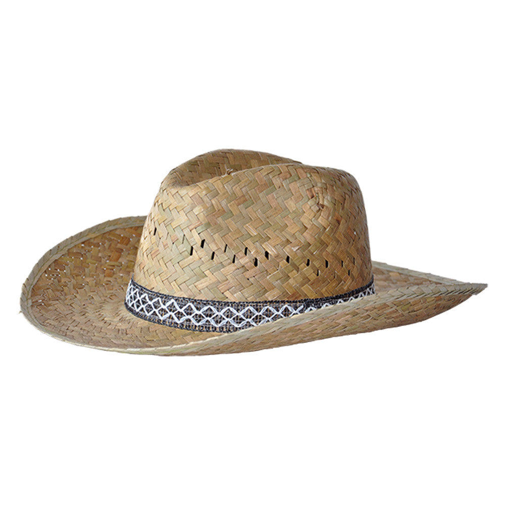 Cappello in paglia 'cowboy' MADE IN ITALY