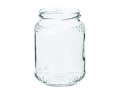 Vaso in vetro "Twist-off" -  per miele - senza capsula