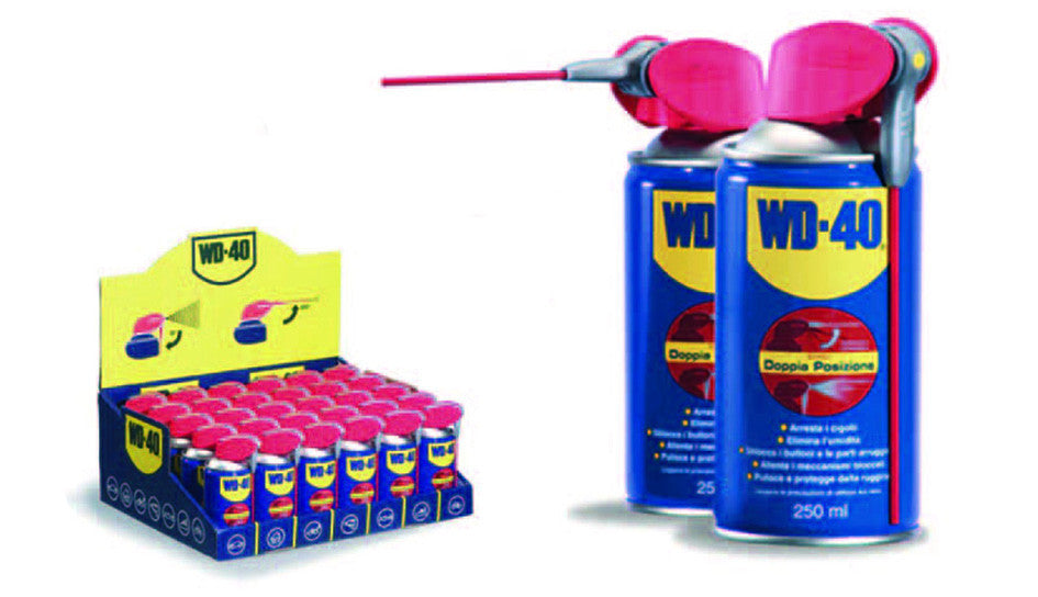 Wd-40 lubrificante spray multiuso 5 funzioni ml.250+40 gratis - ml.250+40 spray c/erogatore a doppia posizione WD40
