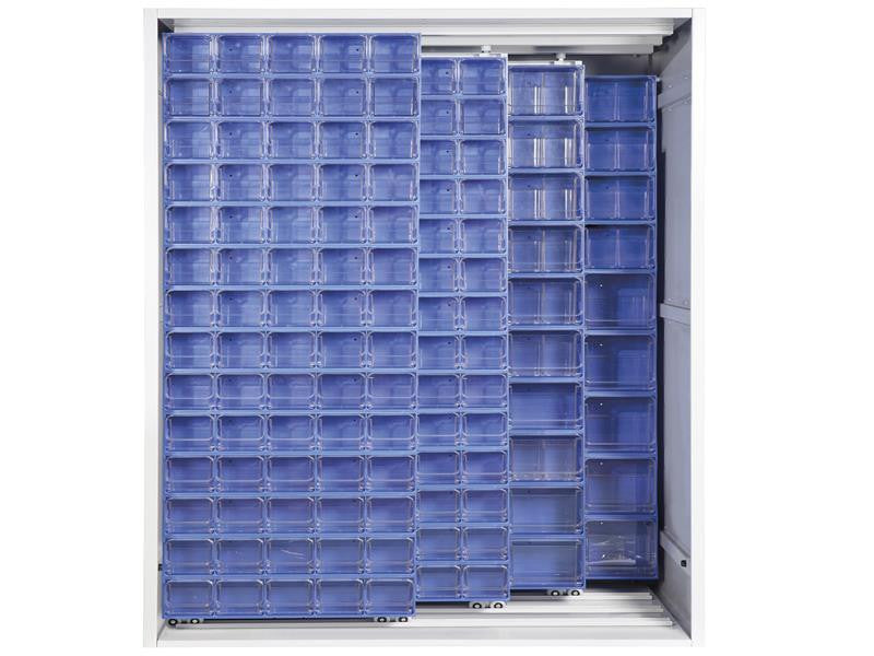 Armadio 3 p.scorrevoli cristal box 224 cass. blu