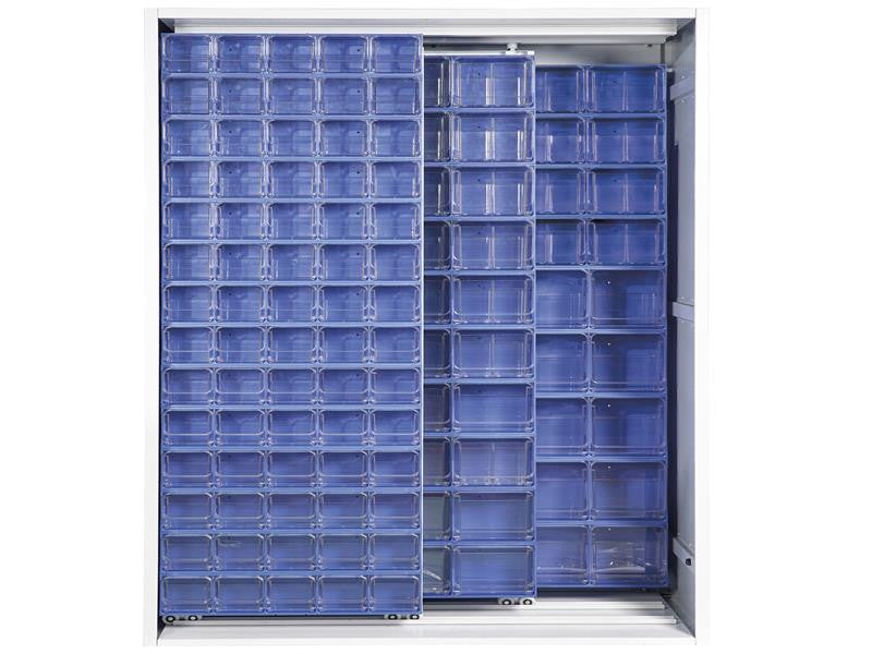 Armadio 2 p.scorrevoli cristal box154 cass. blu