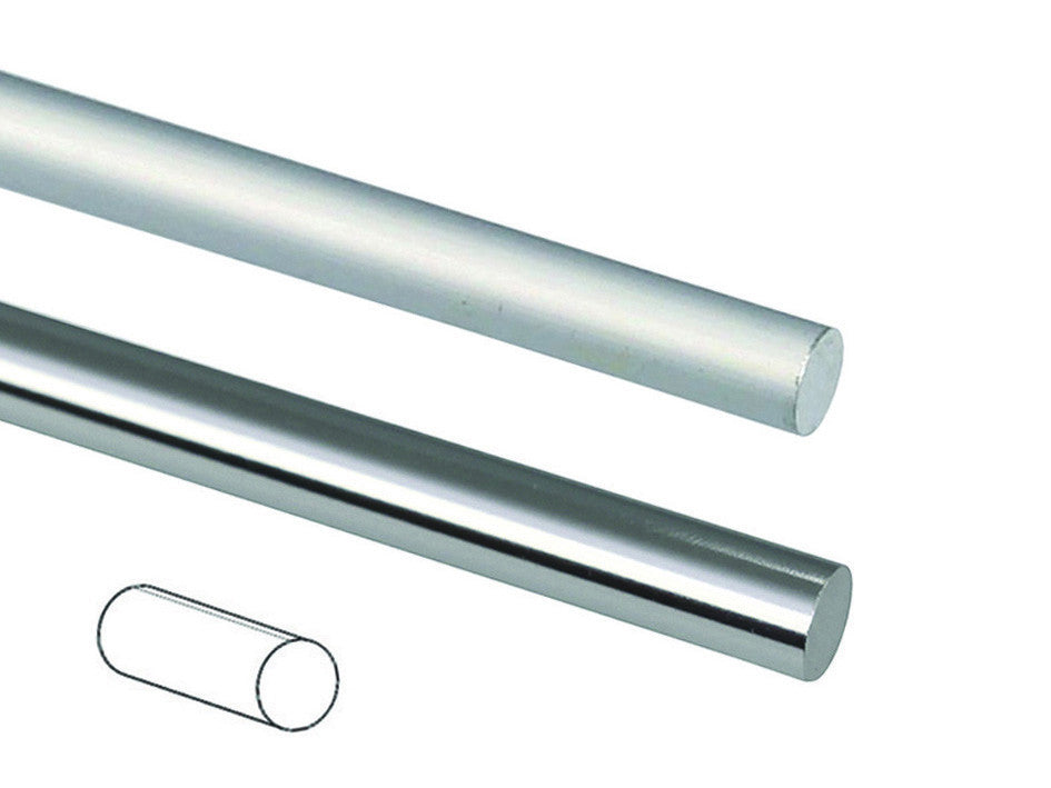 Profilo tubo tondo pieno in alluminio