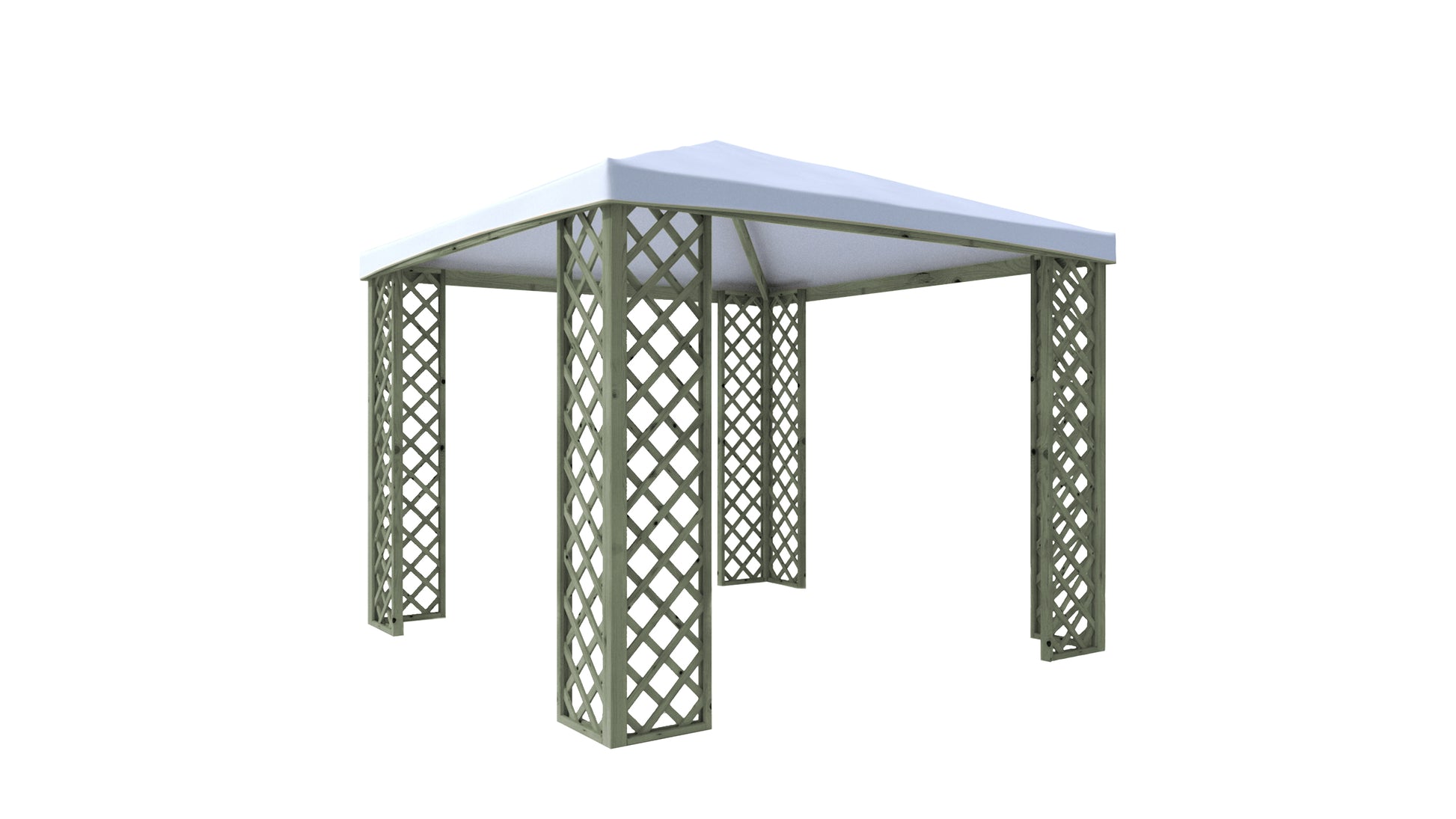 Gazebo - Fox JT40 Pocket - 300x300 cm - copertura pvc 