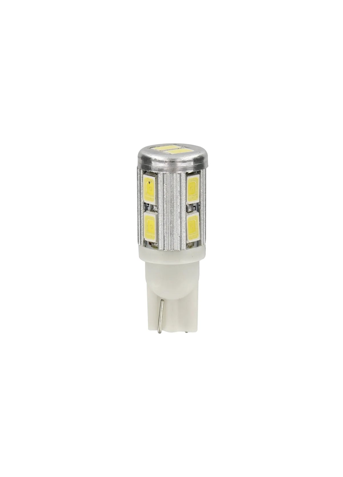 10/30V Mega-Led 10 - 10 SMD x 1 chip - (T10) - W2,1x9,5d su fondo bianco