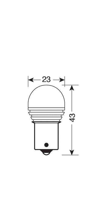 10/30V Mega-Led 9 - 1 SMD x 9 chips - (PY21W) - BAU15s - 1, vista 2