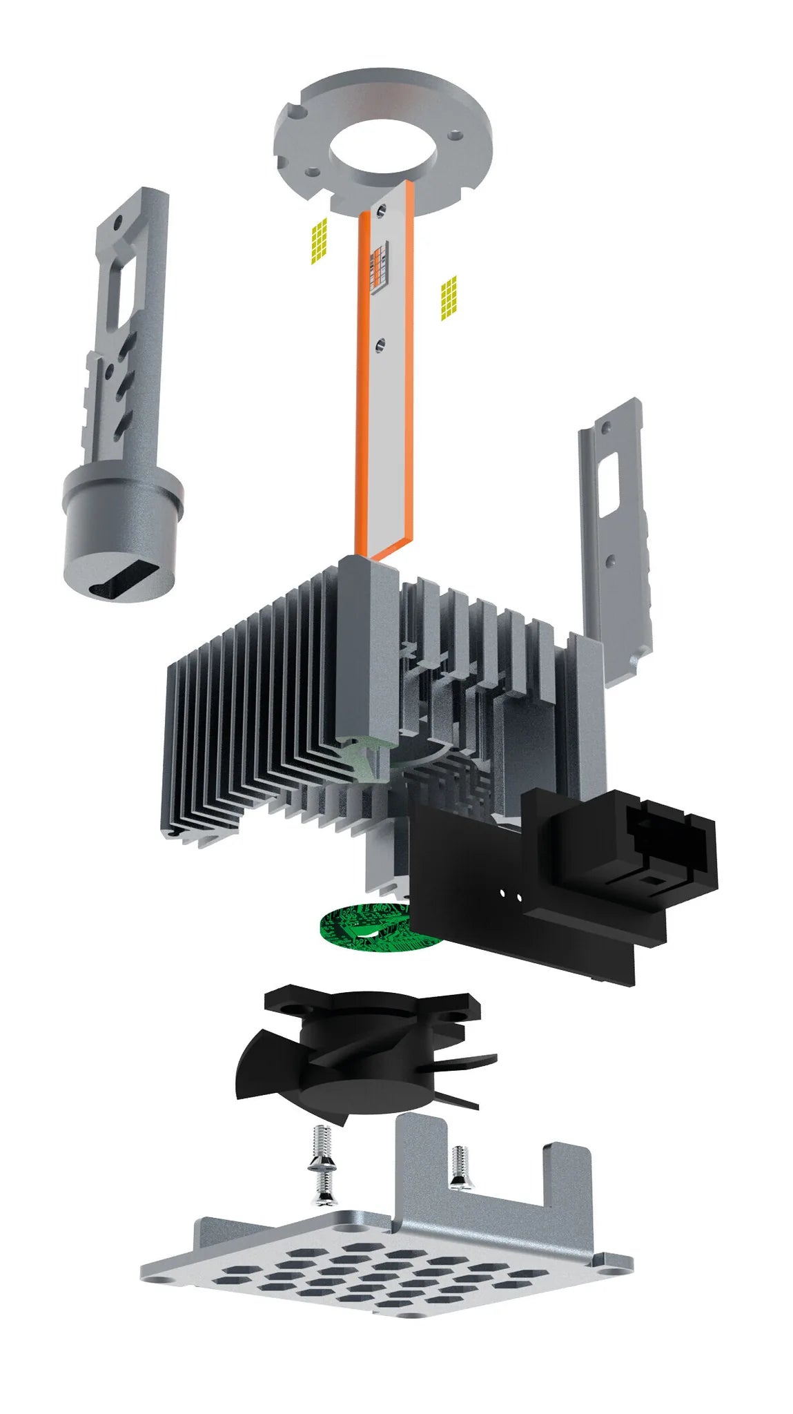 Disegno tecnico quotato di 12-24V Lampade a Led per conversione fari Xenon - (D1S-D1R), con le misure