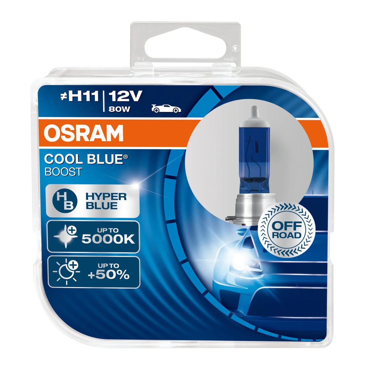 La confezione di 12V Cool Blue Boost - (H11), vista 2