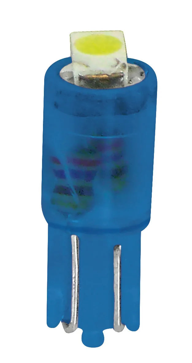 12V Hyper-Led 2 - 1 SMD x 2 chips - (T5) - W2x4,6d - 2 pz su fondo bianco