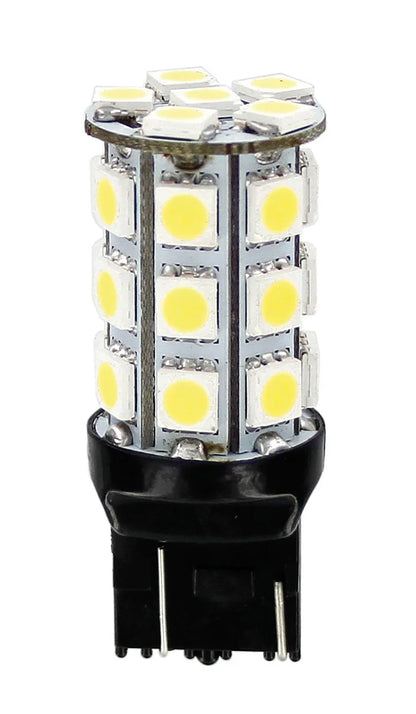 12V Hyper-Led 81 - 27 SMD x 3 chips - (W21/5W) - W3x16q - 1 su fondo bianco